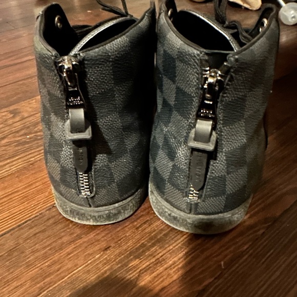 Louis Vuitton,Pre-owned Trainer Sneaker Boot High Leather High Trainers In Black - Picture 5 of 8